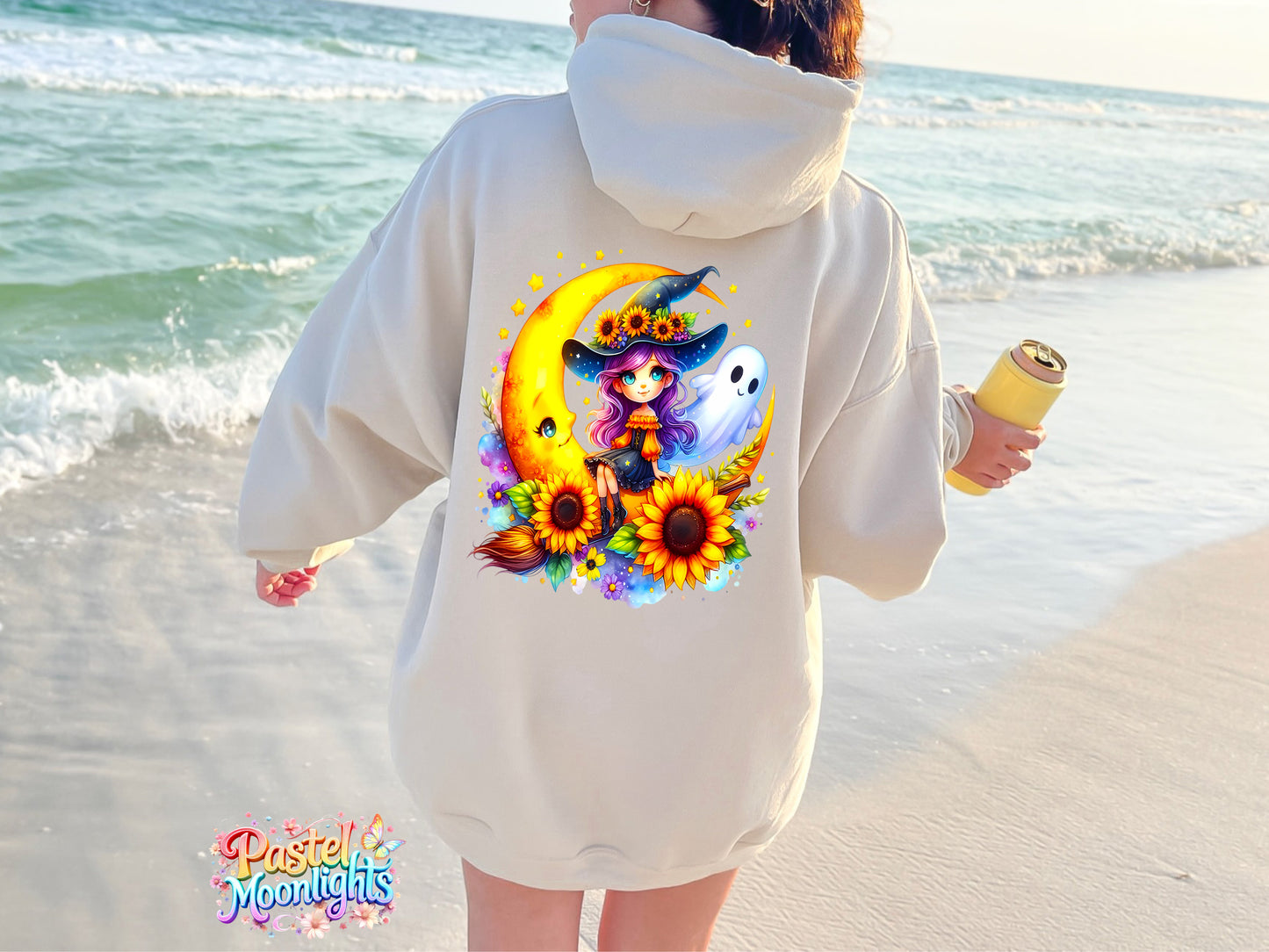 Cute Witch Design 43 DTF Print Ready to Press