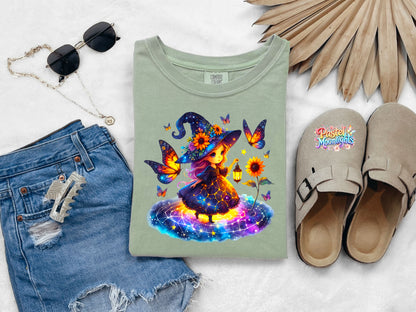 Cute Witch Design 44 DTF Print Ready to Press