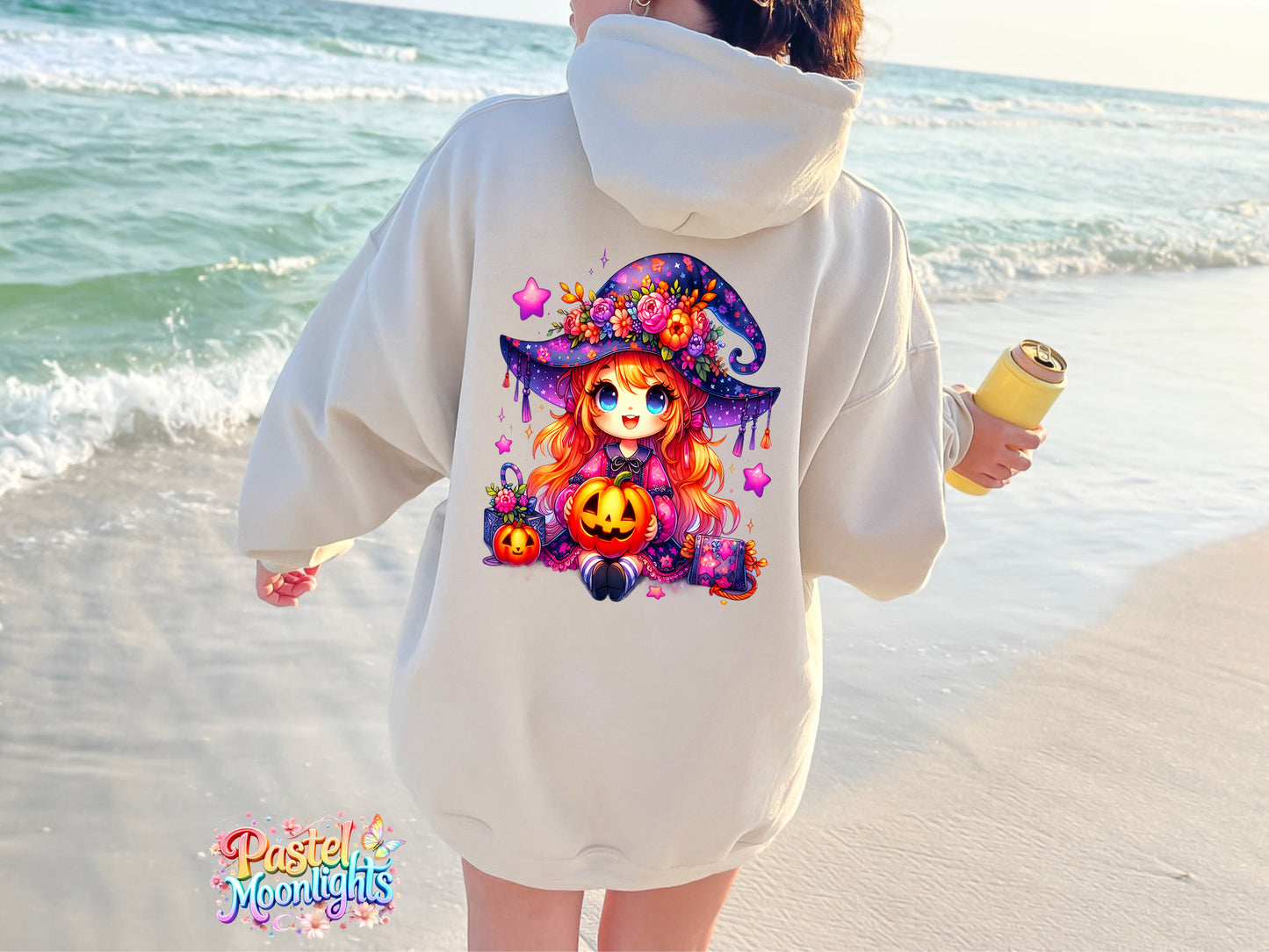 Cute Witch Design 48 DTF Print Ready to Press