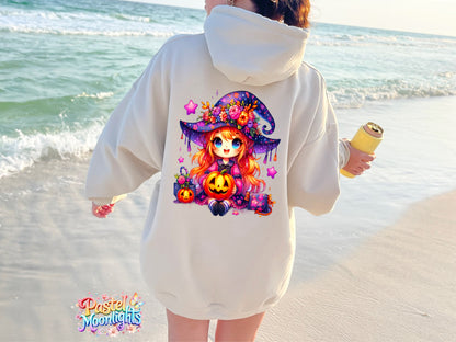 Cute Witch Design 48 DTF Print Ready to Press