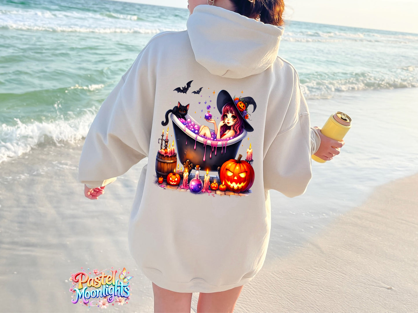 Cute Witch Design 49 DTF Print Ready to Press