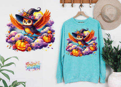 Cute Witch Design 4 DTF Print Ready to Press