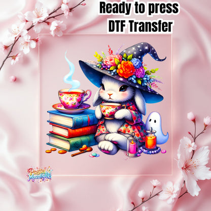Cute Witch Design 51 DTF Print Ready to Press