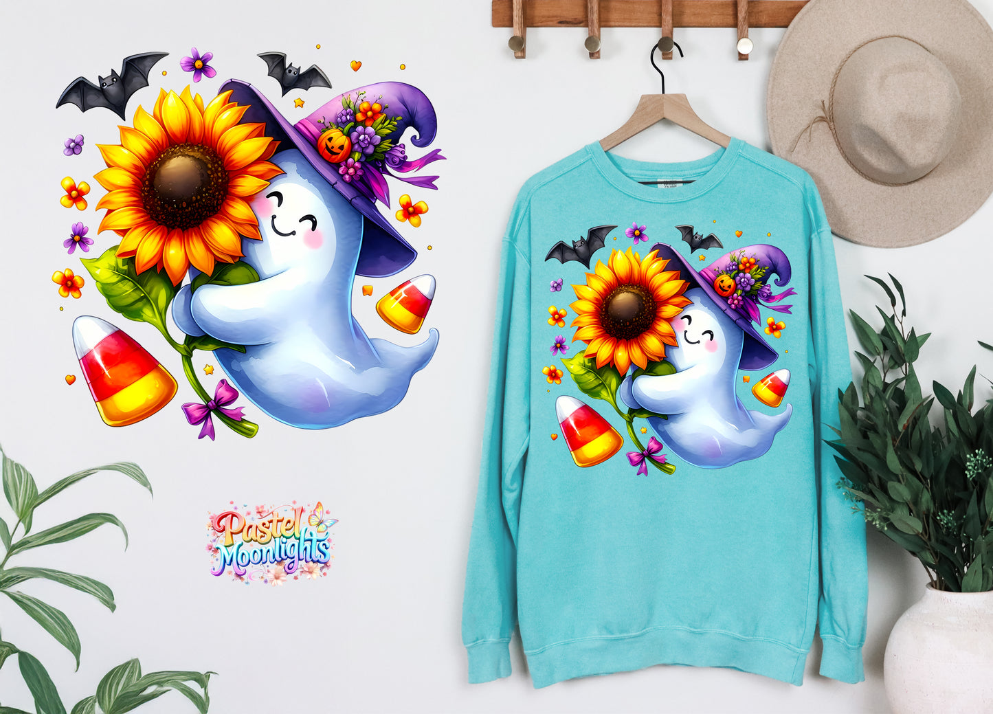 Cute Witch Design 6 DTF Print Ready to Press