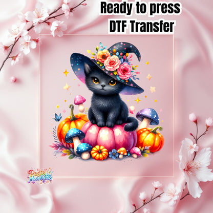 Cute Witch Design 7 DTF Print Ready to Press