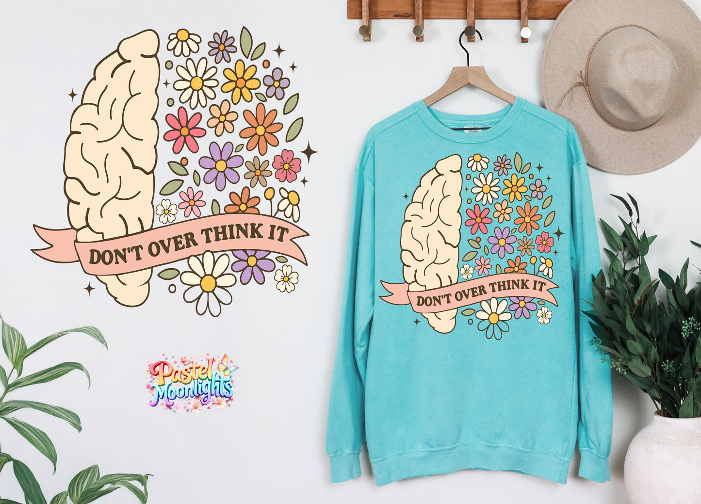 Dont Overthink DTF Print Ready to Press