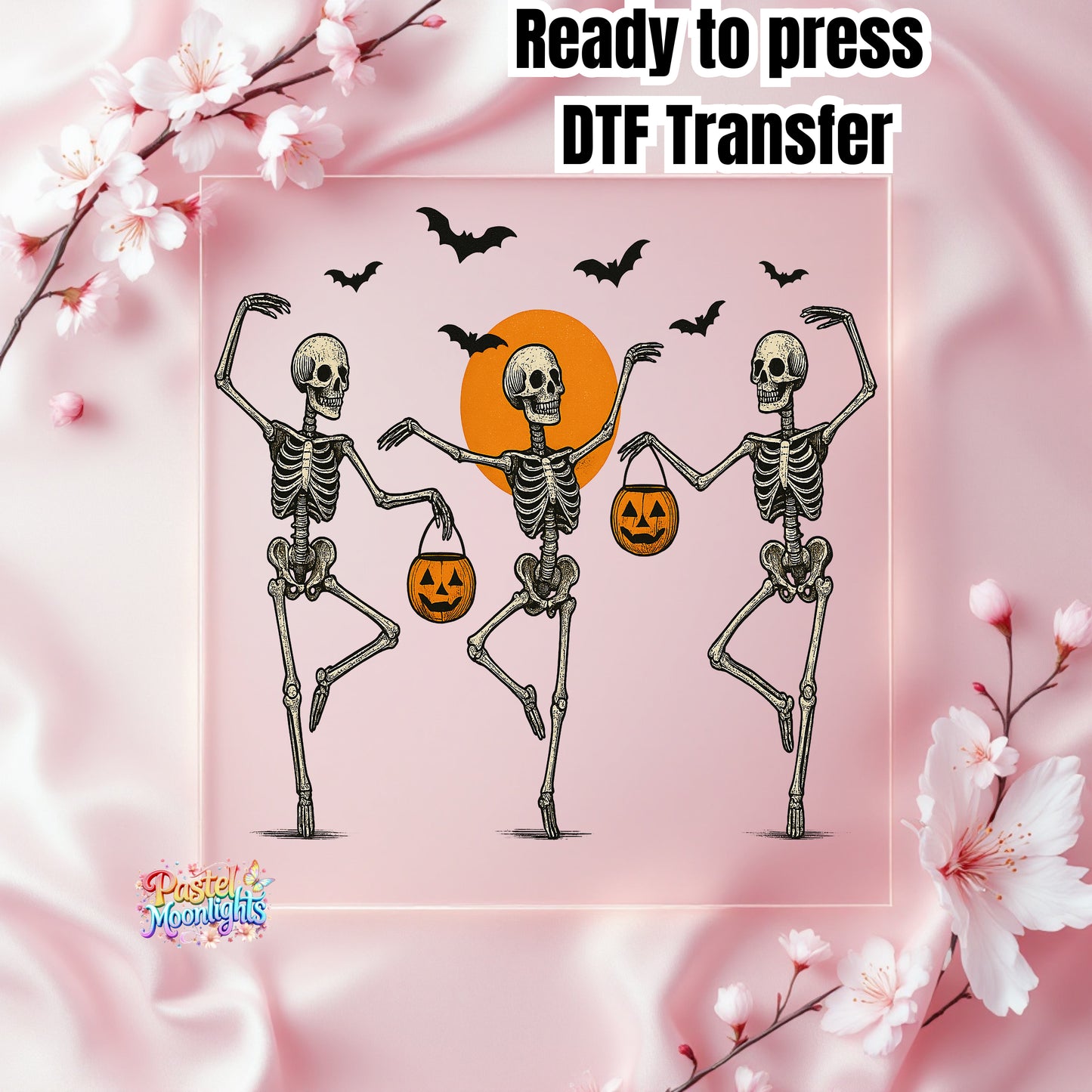 Dancing Skeletons DTF Print Ready to Press