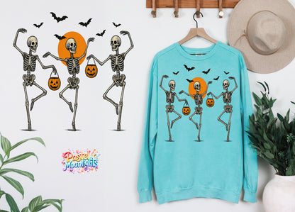 Dancing Skeletons DTF Print Ready to Press