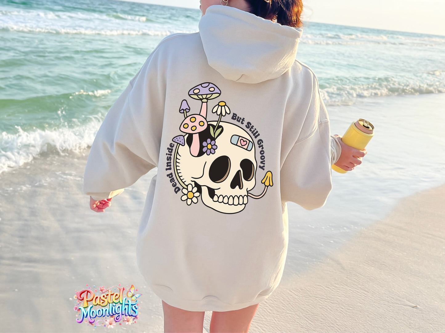 Dead Inside But Still Groovy DTF Print Ready to Press