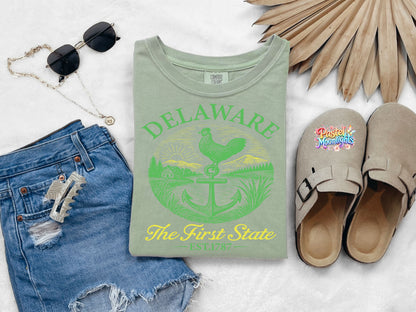 Delaware  The First State DTF Print Ready to Press