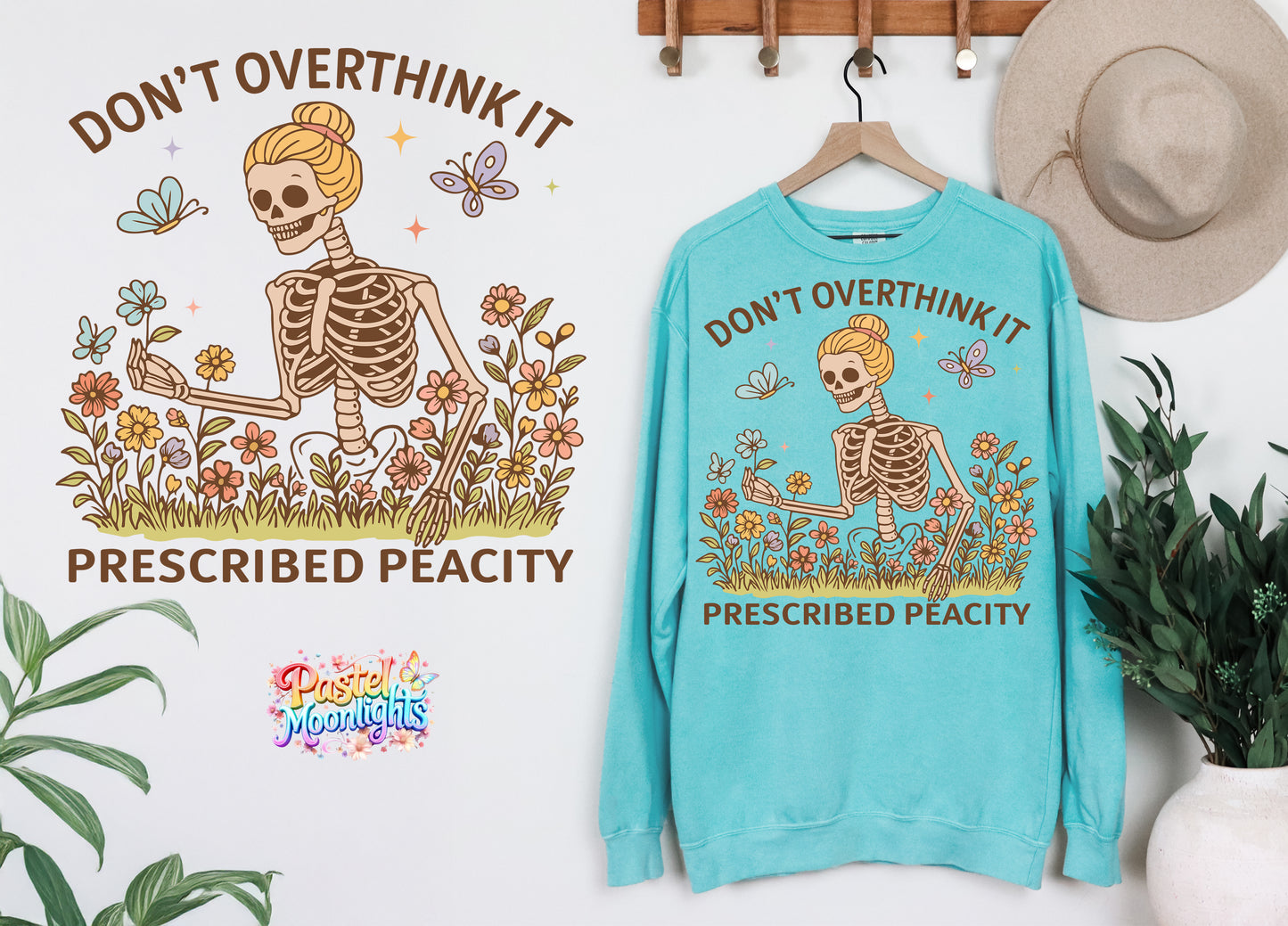 Dont Overthink it DTF Print Ready to Press