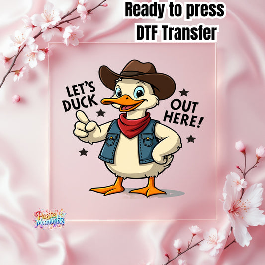 Duck Design 16 DTF Print Ready to Press