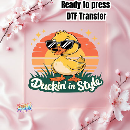 Duck Design 22 DTF Print Ready to Press