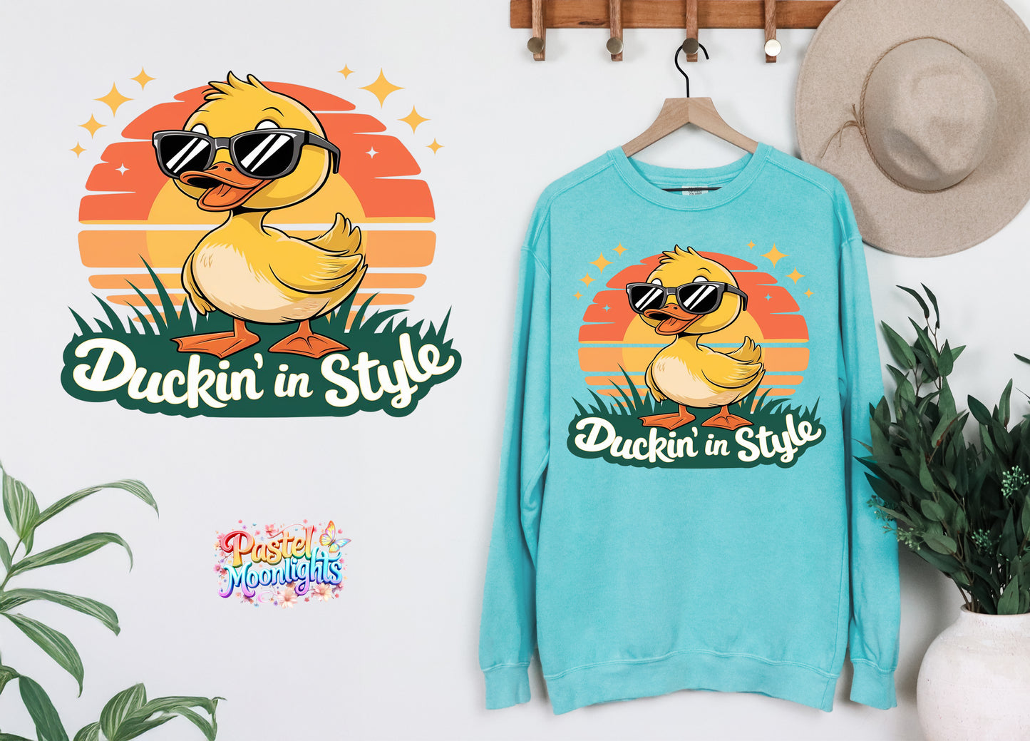 Duck Design 22 DTF Print Ready to Press