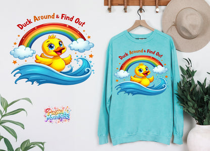 Duck Design 2 DTF Print Ready to Press