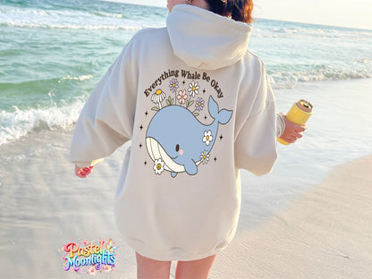 Everything Whale Be Okay DTF Print Ready to Press