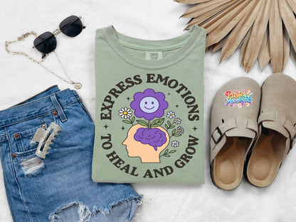 Express Emotions to Heal and Grow DTF Print Ready to Press
