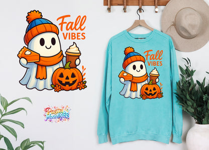 Fall Vibes DTF Print Ready to Press