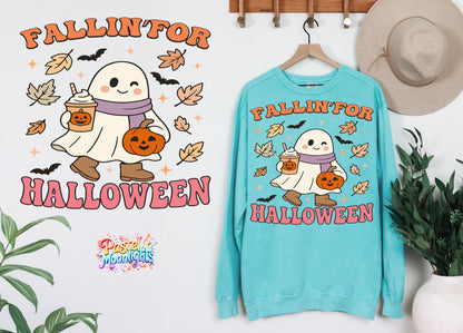 Fallin for Halloween DTF Print Ready to Press