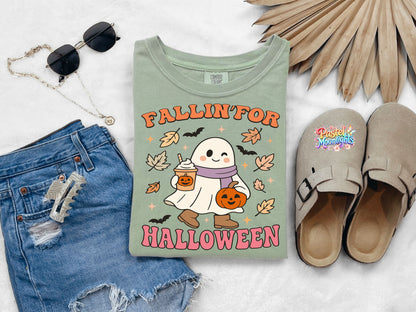 Fallin for Halloween DTF Print Ready to Press
