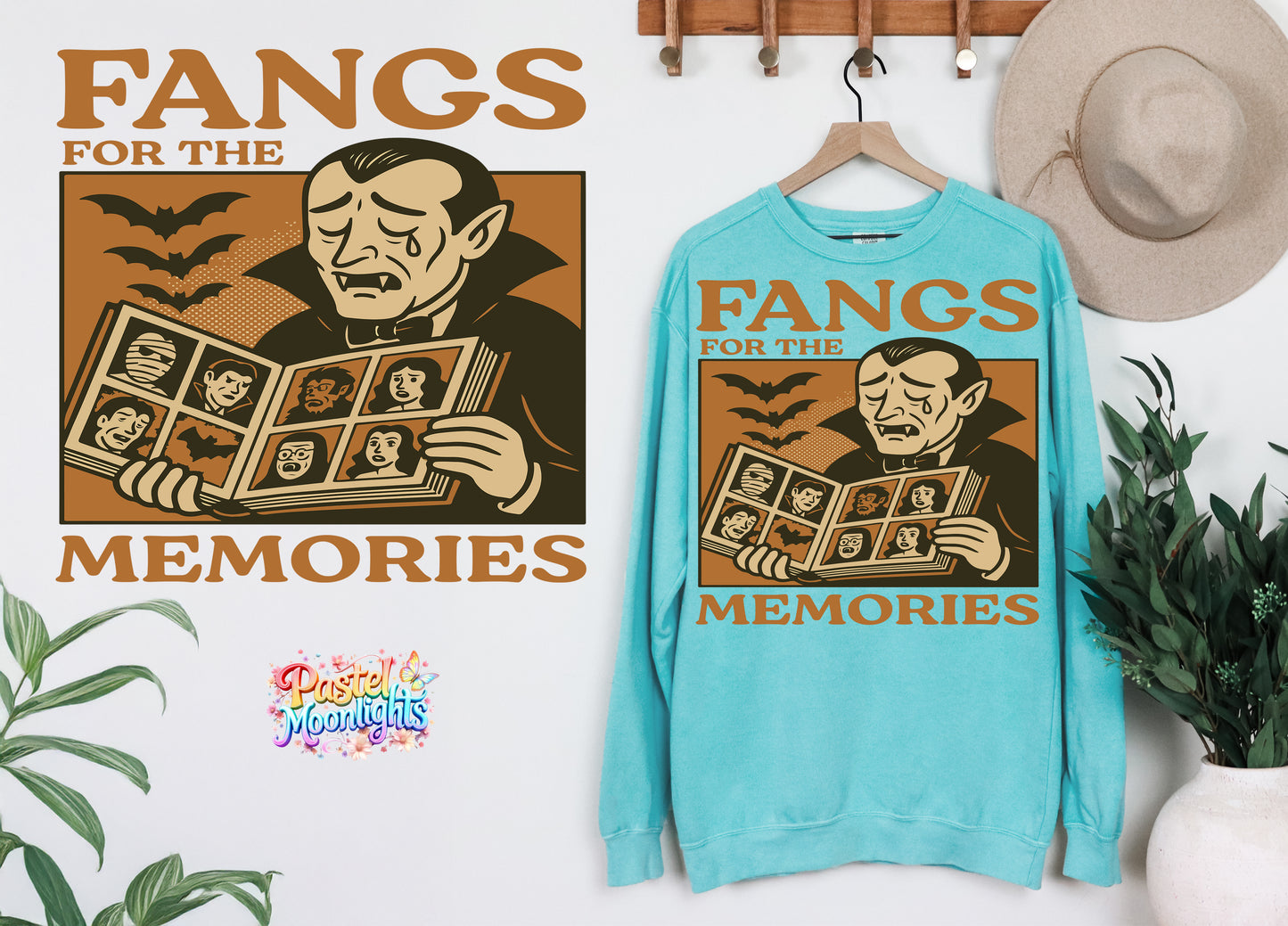 Fangs For The Memories 1 DTF Print Ready to Press