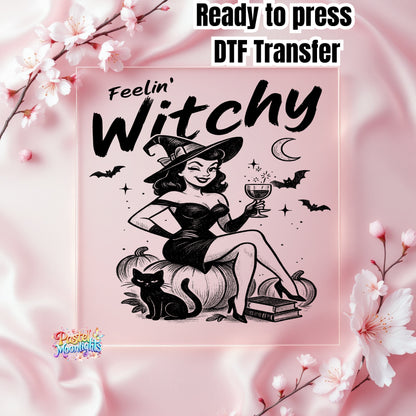 Feelin Witchy DTF Print Ready to Press