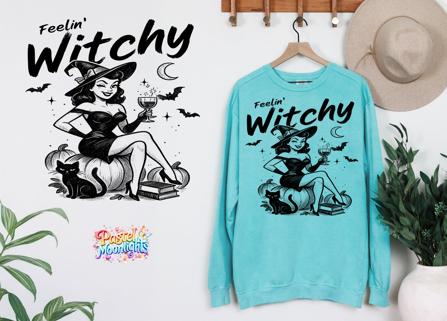 Feelin Witchy DTF Print Ready to Press