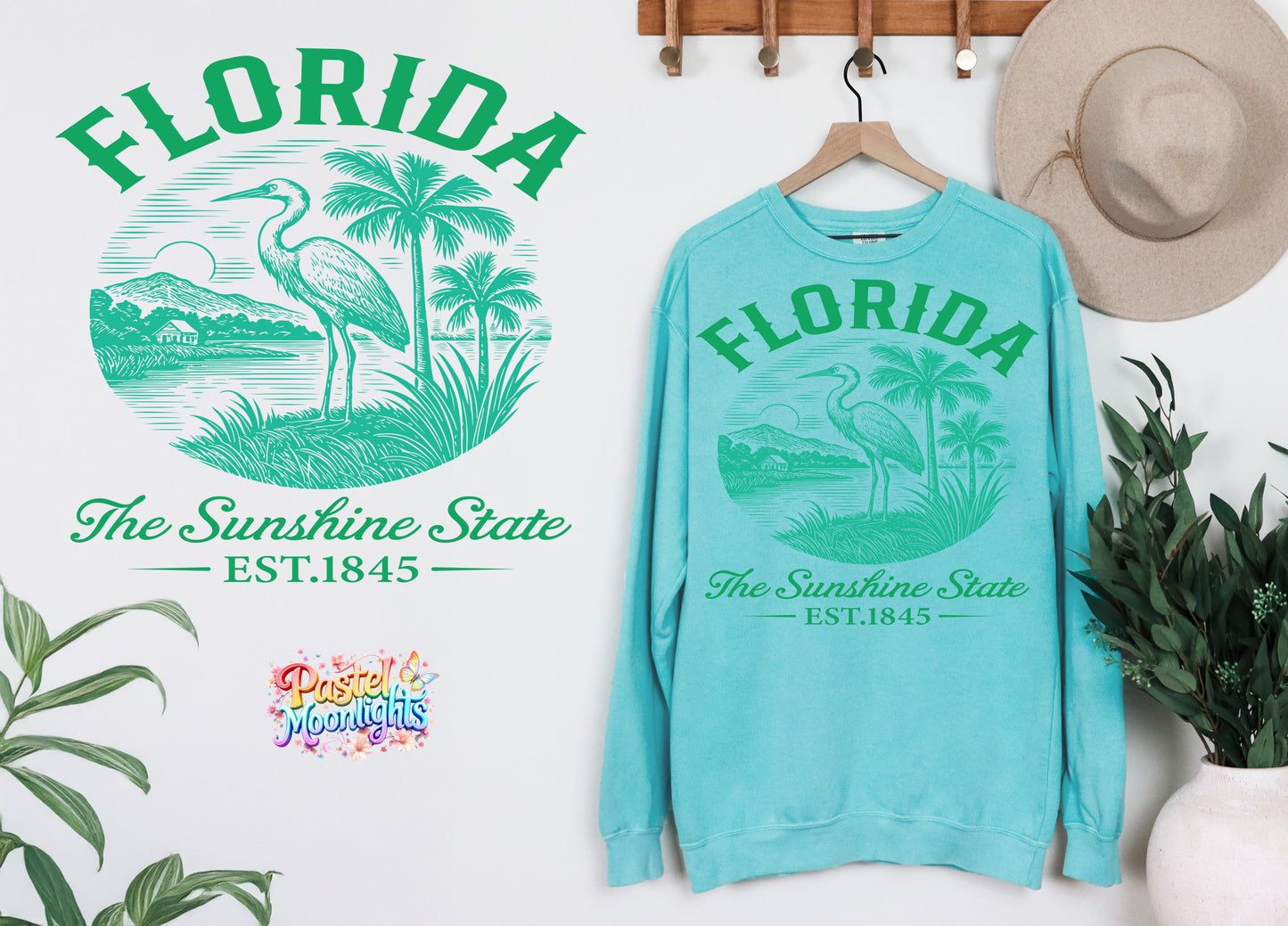 Florida The Sunshine State DTF Print Ready to Press