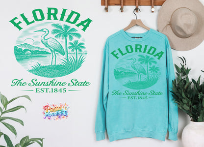 Florida The Sunshine State DTF Print Ready to Press