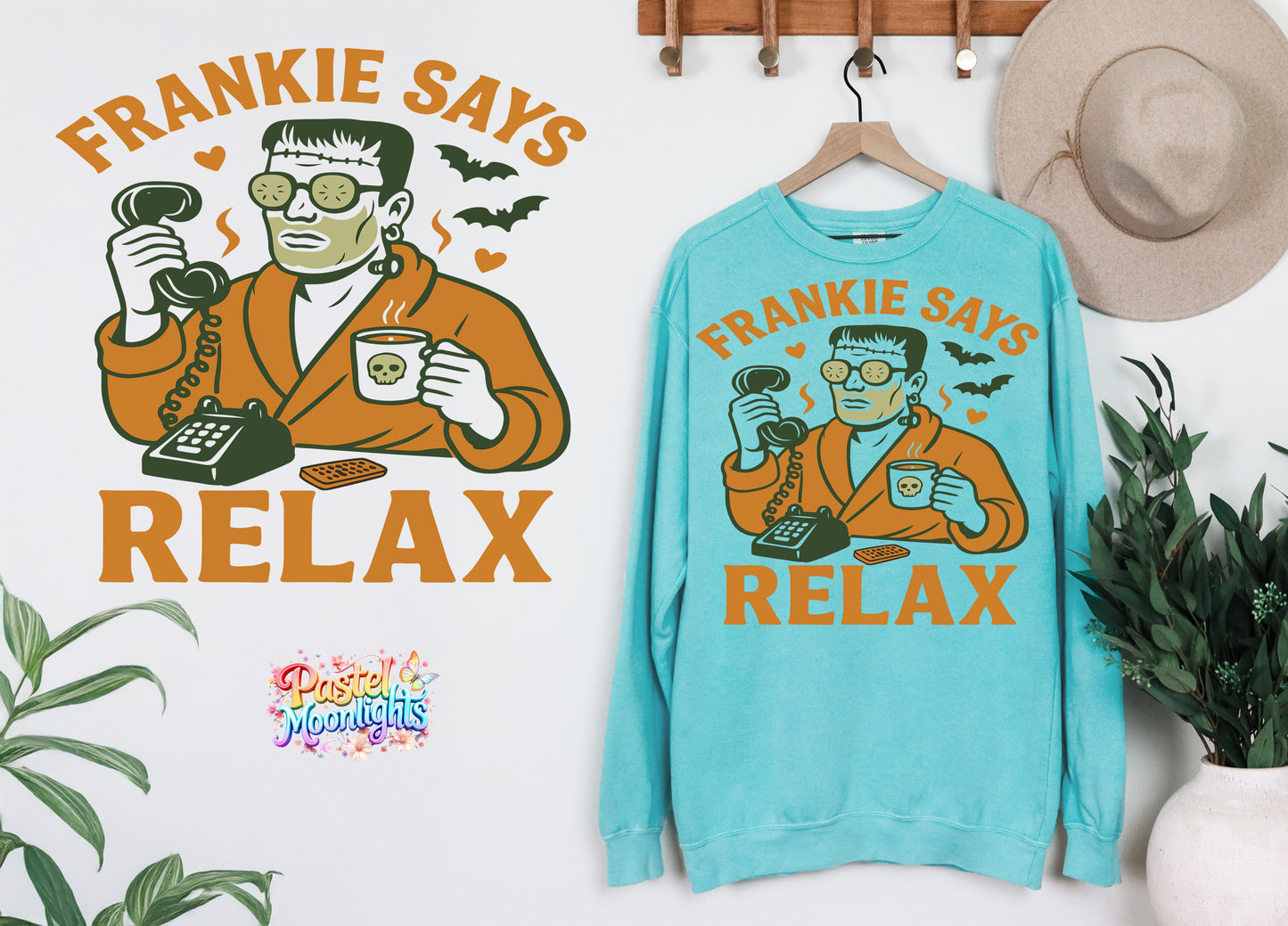 Frankie Says Relax DTF Print Ready to Press