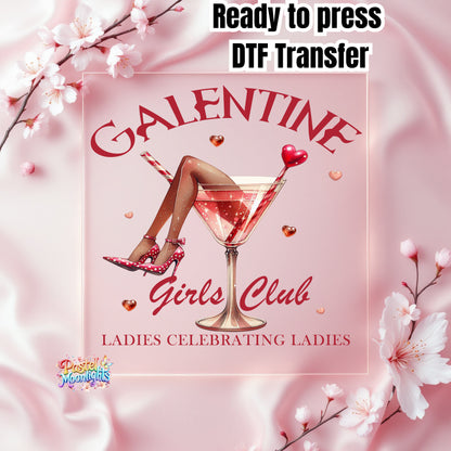 Galentine DTF Print Ready to Press
