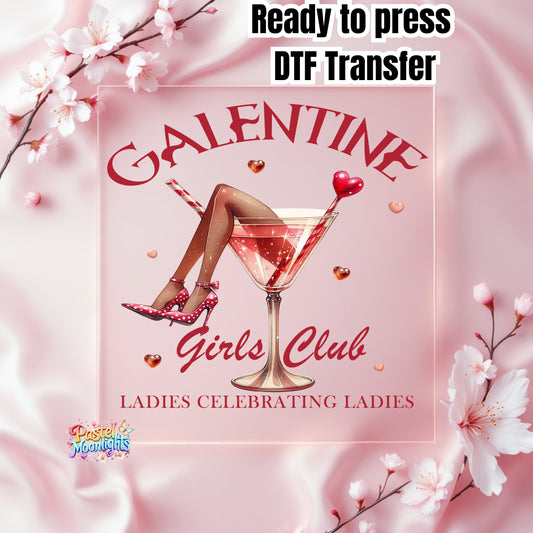 Galentine DTF Print Ready to Press