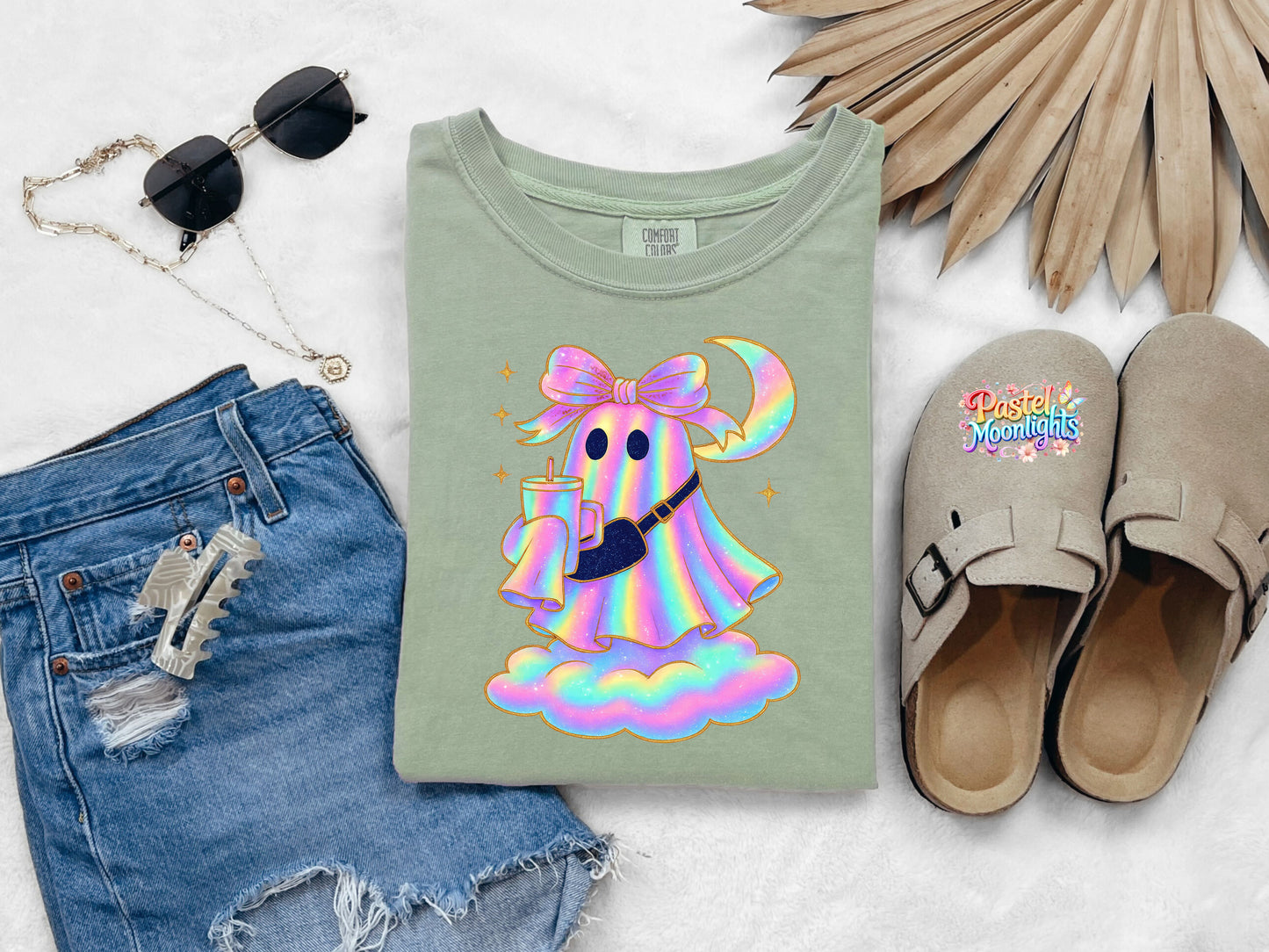 Ghost Design (10) DTF Print Ready to Press