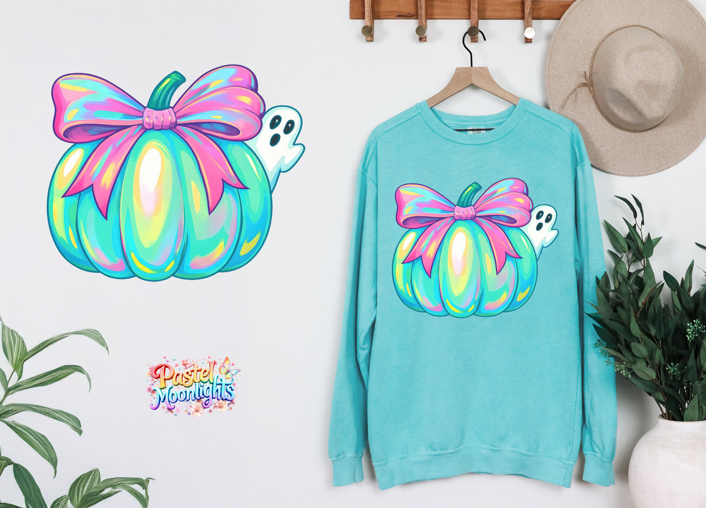 Ghost Design (11) DTF Print Ready to Press