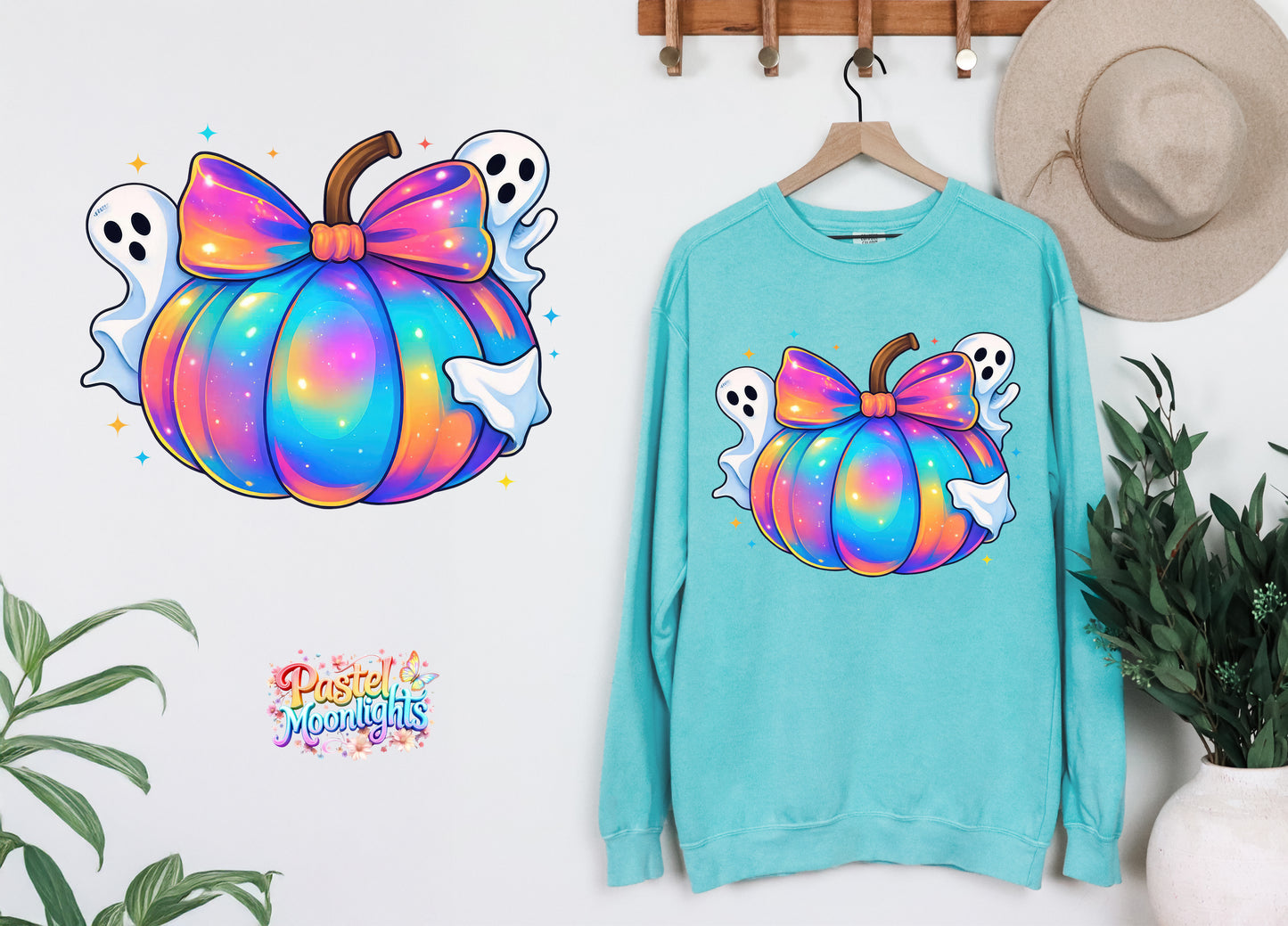 Ghost Design (13) DTF Print Ready to Press