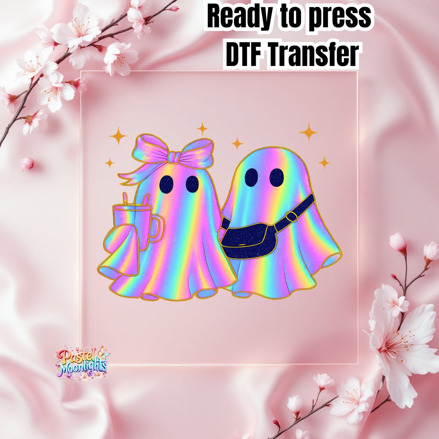 Ghost Design (16) DTF Print Ready to Press