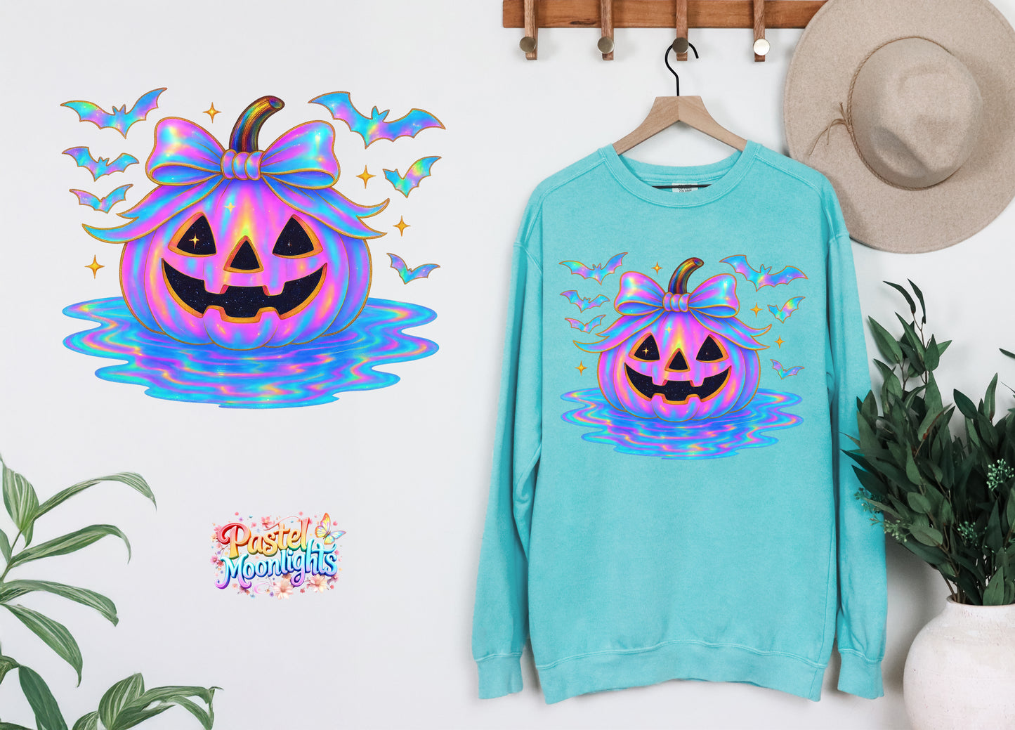 Ghost Design (18) DTF Print Ready to Press