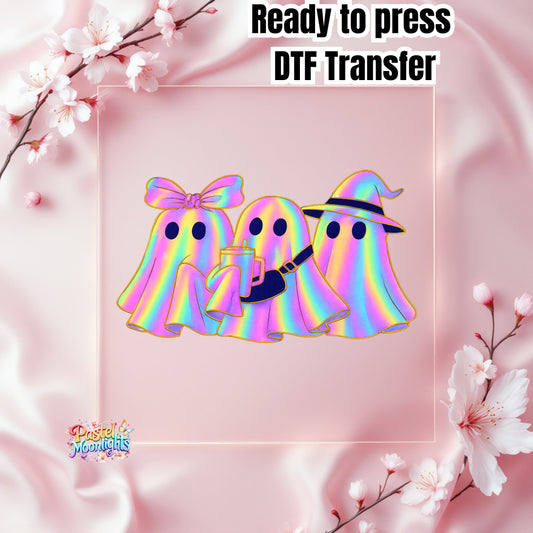 Ghost Design (19) DTF Print Ready to Press