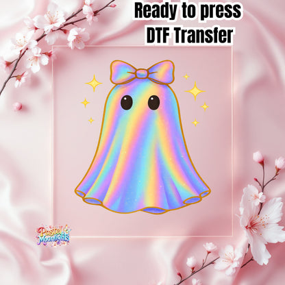 Ghost Design (1) DTF Print Ready to Press