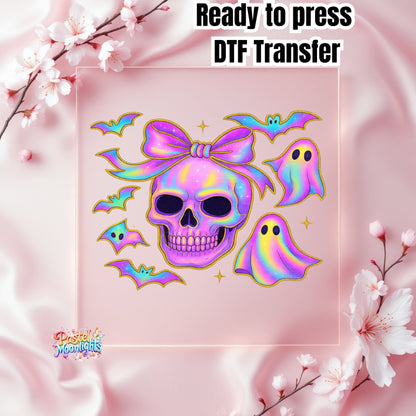 Ghost Design (2) DTF Print Ready to Press