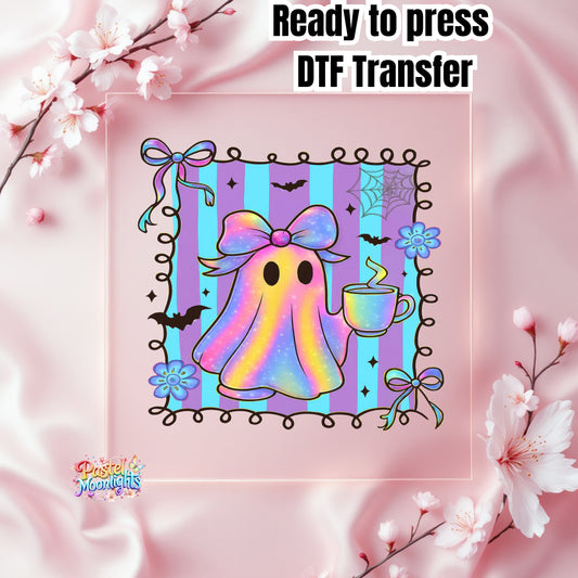 Ghost Design (4) DTF Print Ready to Press