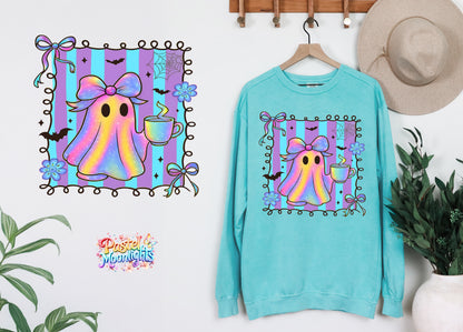 Ghost Design (4) DTF Print Ready to Press