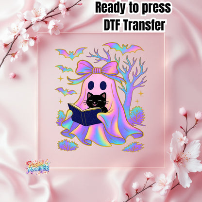 Ghost Design (5) DTF Print Ready to Press
