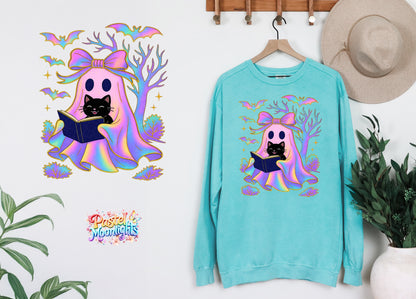 Ghost Design (5) DTF Print Ready to Press