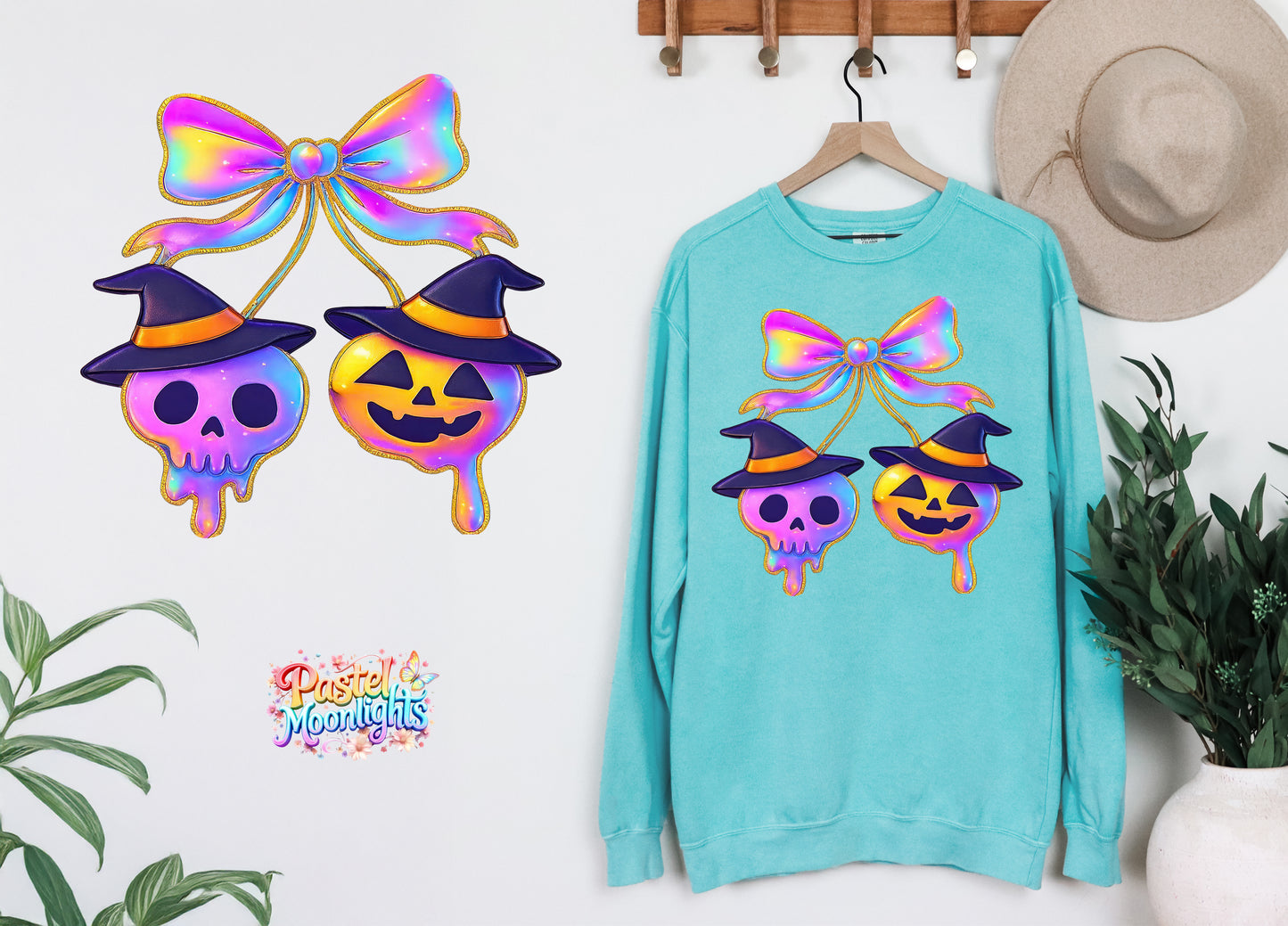 Ghost Design (7) DTF Print Ready to Press