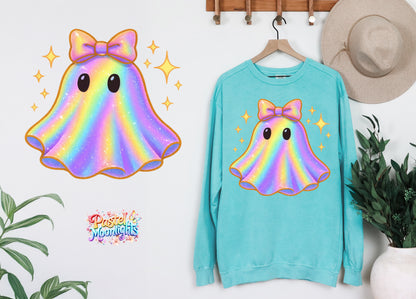 Ghost Design (8) DTF Print Ready to Press