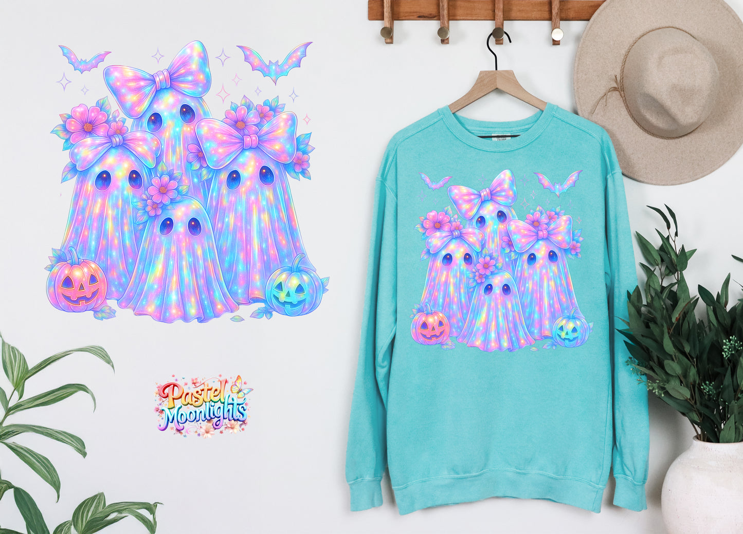 Ghost Family DTF Print Ready to Press