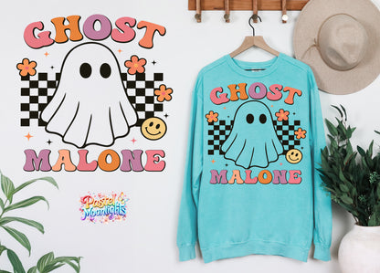 Ghost Malone DTF Print Ready to Press