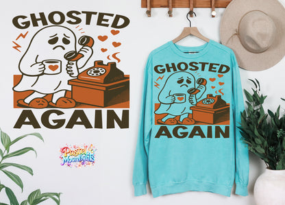Ghosted Again DTF Print Ready to Press