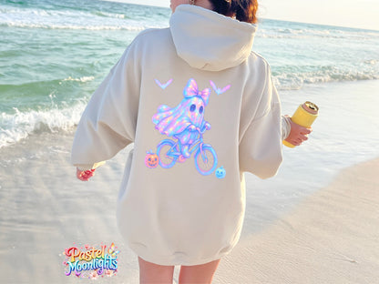 Ghost riding bicycle DTF Print Ready to Press